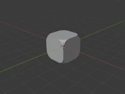 Platform cube for games Free low-poly 3D model