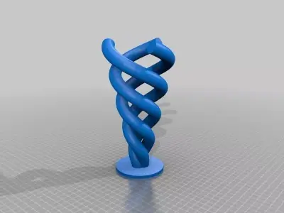 Helix Vase 1 Free 3D print model