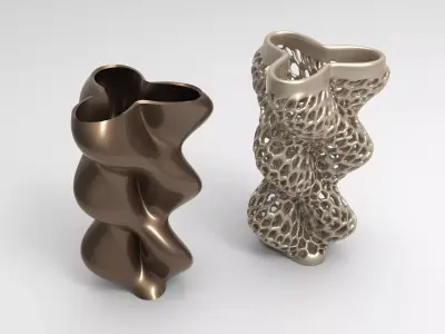 Vase Voronoi 87 3D print model