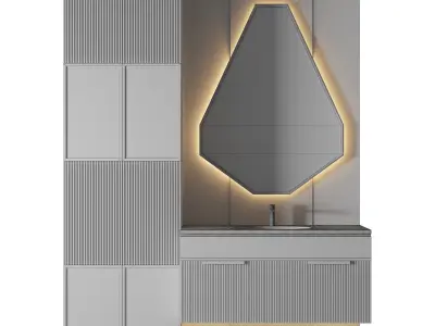 Luxury Bathroom 226 3D model