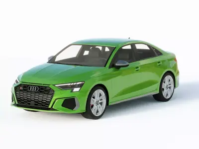 Audi S3 Sedan 2021 3D model