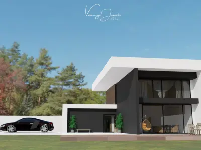 Modern House 3D model buy