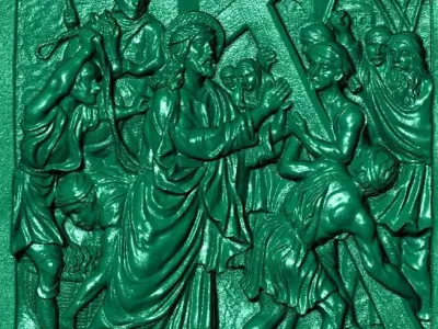 The crucifixion of Jesus Christ- Part 1 3D print model