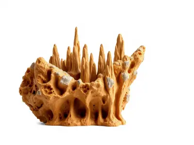 Cave Stalactites and Stalagmites Environment model pack Low-poly 3D model