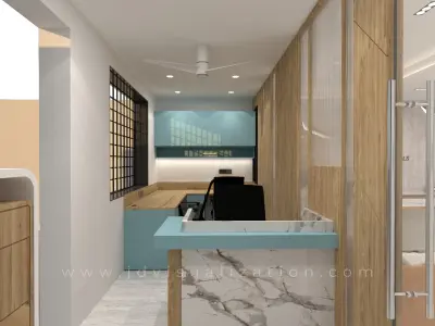 Office Interior scene 3D model