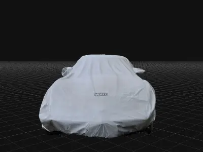 Covered 1978 Corvette Free 3D model