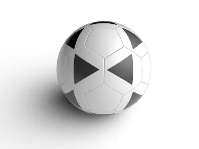 Soccer Ball  M06 Low-poly 3D model
