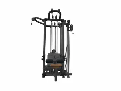 Strength fitness gym station 5 3D model