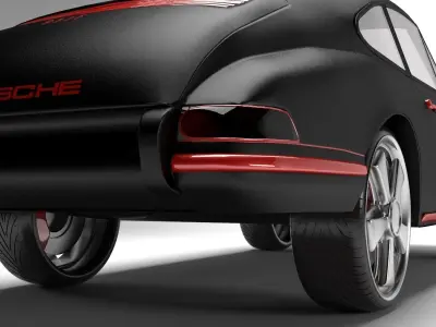 Porsche 911 T  1968 3D model