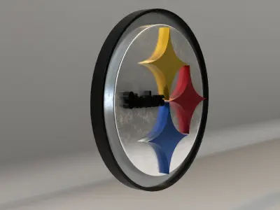 NFL Pittsburgh Steelers Logo 3D model
