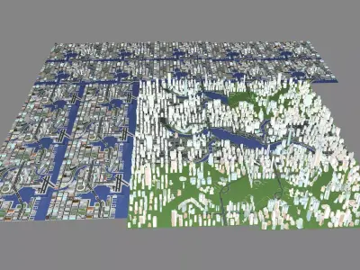 Beijing Birds Nest Urban highrise building building ancillary 3D model