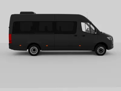 Mercedes Benz Sprinter 319 High Roof Long  Version 3D model