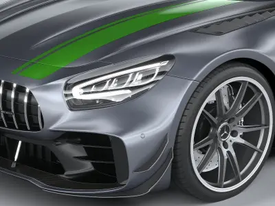 Mercedes AMG GT-R PRO 2020 3D model