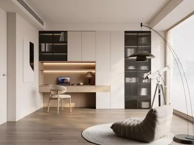 3D model of interior study 3D model 3