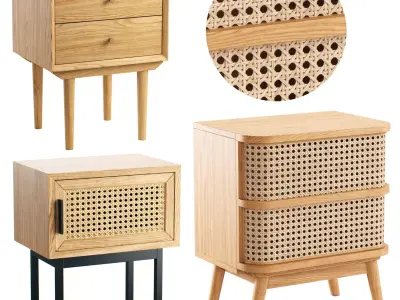 La Redoute Interieurs Bedside Tables Set 1 3D model