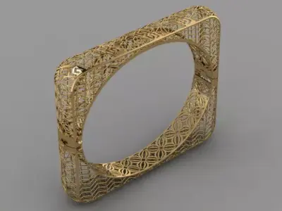 Turkish bracelet 01 3D print model