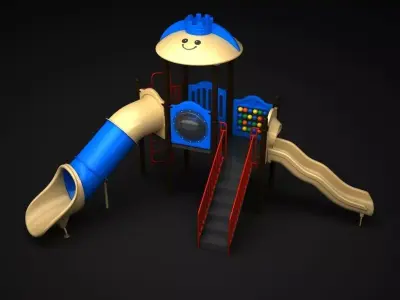 Outdoor Castle 3D model