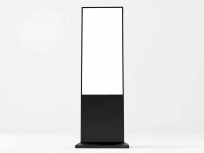 Digital Billboard 3D Model Low-poly 3D model