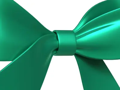 Christmas Bow Ribbon 81 Low-poly 3D model