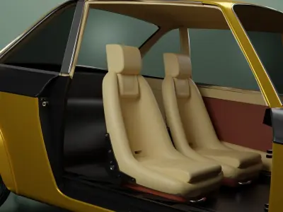 lancia fulvia  3D model
