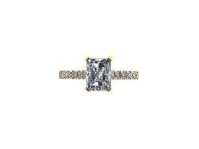 Engagement Diamond Ring   3D print model