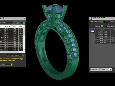 ring code 109 3D print model