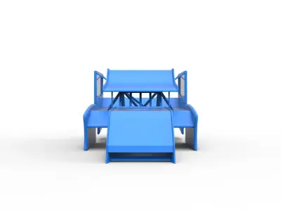 Shell of Outlaw Figure 8 Modified stock car V2 Scale 1 to 25 3D print model