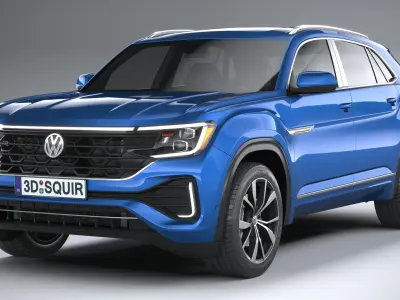 Volkswagen Atlas Cross Sport 2024 3D model