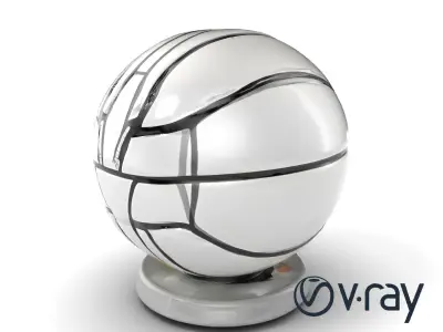 Molten GGX Basketball and Stand Model Pack Low-poly 3D model