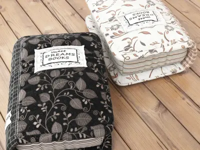 book pillow 3D model
