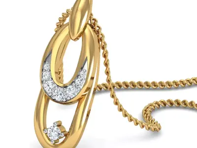 Diamond Locket Set 3D print model 29