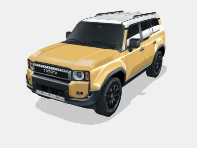 Toyota Land Cruiser 2025 Low-poly 3D model