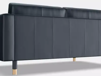 LANDSKRONA Two-seat sofa Low-poly 3D model