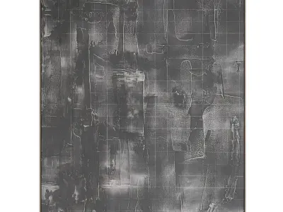 Abstract Painting Frame Set 09 3D model