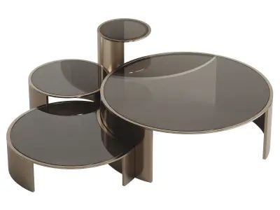 FENDI CONSTELLATION LITE COFFEE TABLE Low-poly 3D model