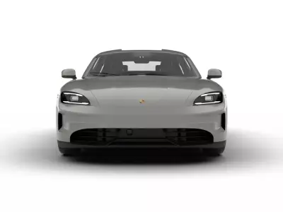 Porsche Taycan 4 2025 3d model 3D model