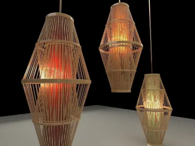 Chinese lantern 3D model