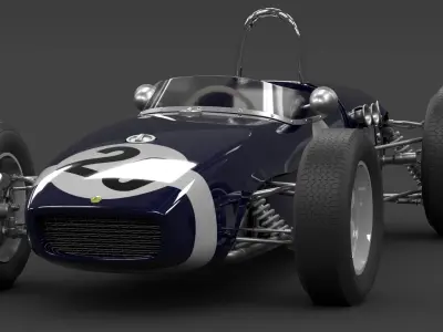 Lotus 18 Formula-1 3D model