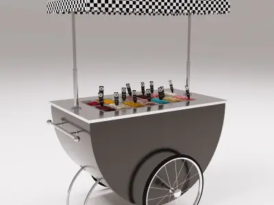 ice cream bar 3D model