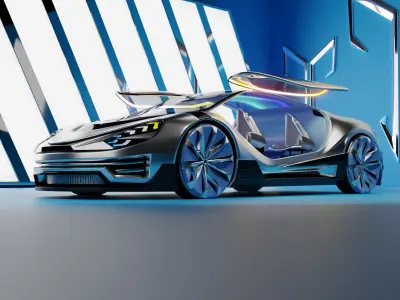 Concept Car 3D model by aminualiyu from CGTrader