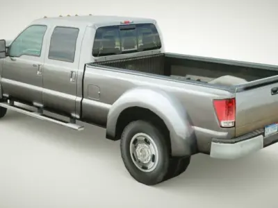Generic Pickup v2 Low-poly 3D model