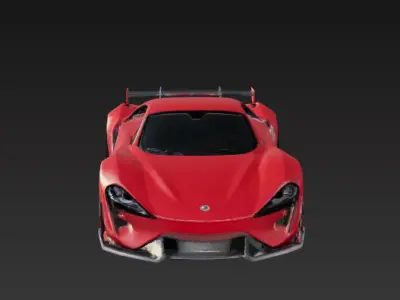 Sport Car 3D Model Series 3 3D print model