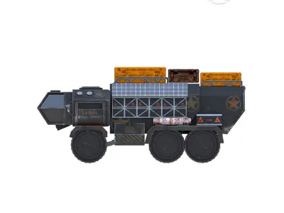 Army Patrol Vehicle 3D model