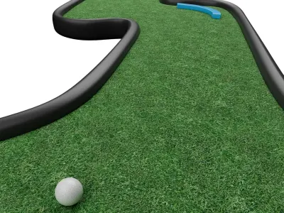 Miniature Golf Course 3D model
