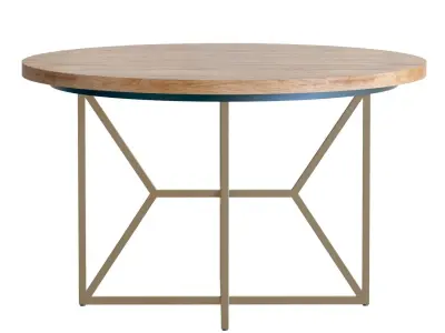 Crate and Barrel Hayes Round 48 in Table 3D model