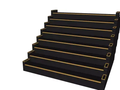 MODULAR -  STAIRS BAR - 01 Free 3D model