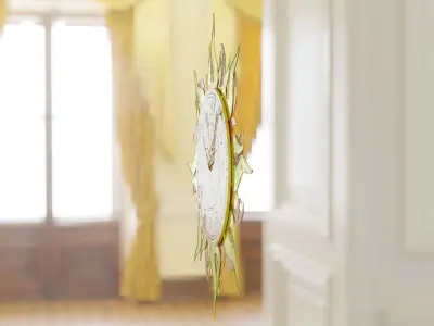 Wall Clock- Sun 3D model