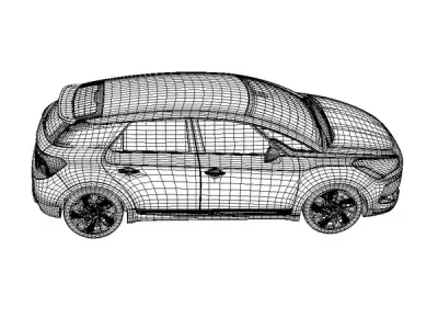 Citroen DS5 3D model