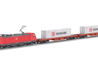 Bombardier TRAXX AC3 DB Cargo 3D model