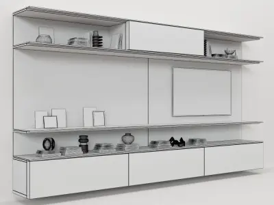 jesse online wall mounted system 3D model